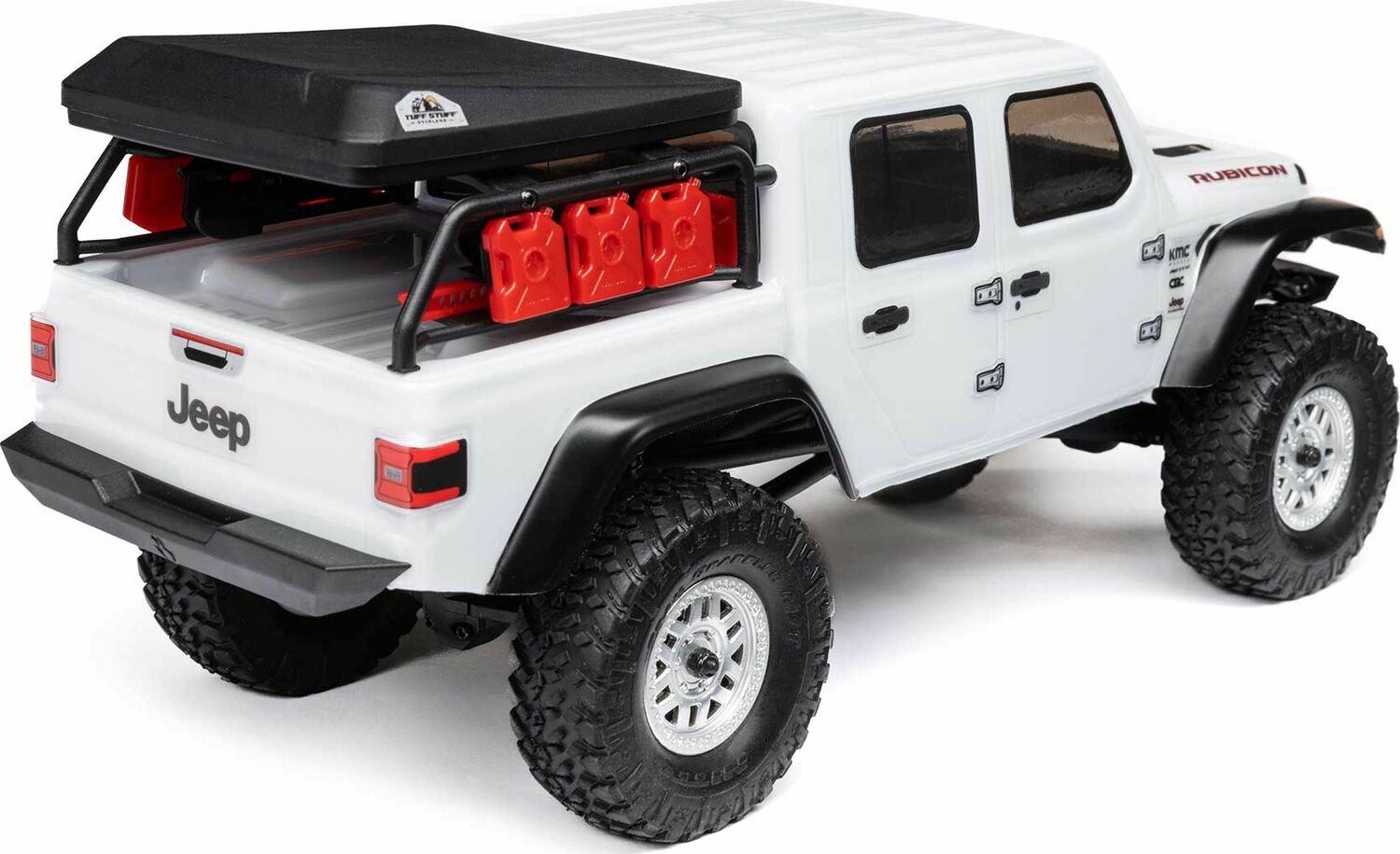 1/24 SCX24 Jeep JT Gladiator 4WD Rock Crawler Brushed RTR, White